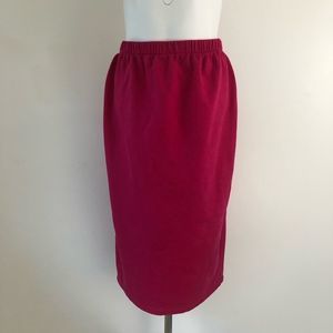 Vintage athleisure midi skirt